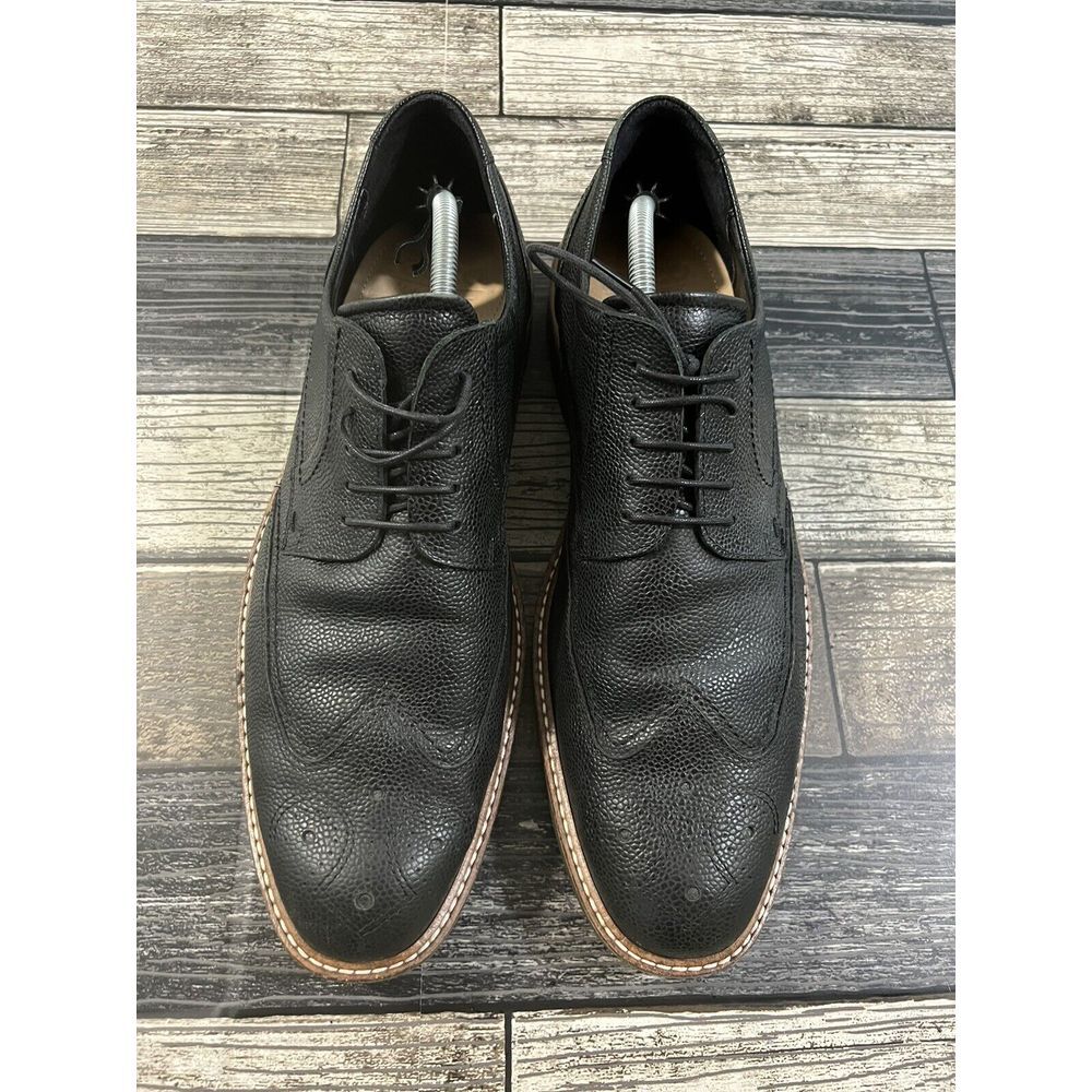 ECCO Black Leather Wingtip Oxford‎ Dress Shoes Men Size 11/11.5